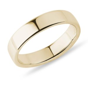 Moderní prsten ze žlutého zlata pro muže KLENOTA