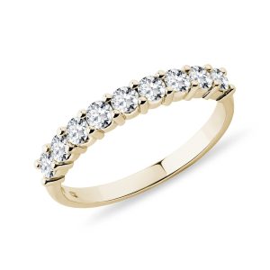 Diamantový prsten ve zlatě KLENOTA