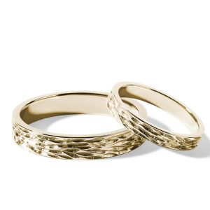 Snubní prsteny ze žlutého zlata KLENOTA
