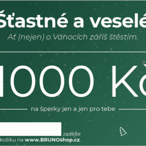 BRUNOshop.cz Elektronický poukaz VÁNOČNÍ 1 000 Kč