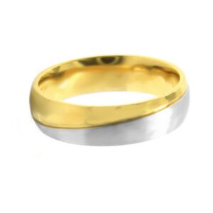BRUNOshop.cz S2883 Pánský prsten DUO GOLD Velikost: 8 (EU: 56