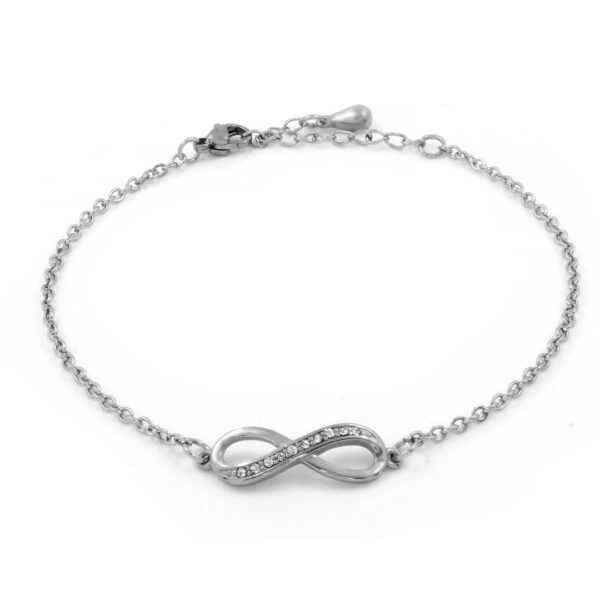 BRUNOshop.cz S2950 Náramek NEKONEČNO s kamínky