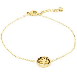 BRUNOshop.cz S3729 Nastavitelný náramek STROM ŽIVOTA GOLD