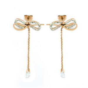 BRUNOshop.cz S3845 Náušnice MAŠLIČKA ROSE GOLD