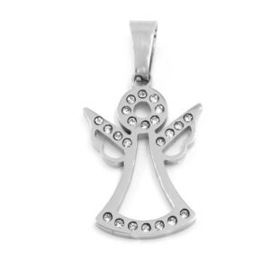 BRUNOshop.cz S3885 Přívěsek ANDÍLEK s kamínky