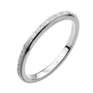 BRUNOshop.cz S4052 Jemný prsten s pískováním Velikost: 8 (EU: 56