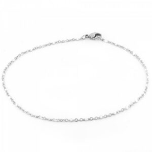 BRUNOshop.cz S4064 Náramek s kuličkami BÍLÝ Délka: 17 cm