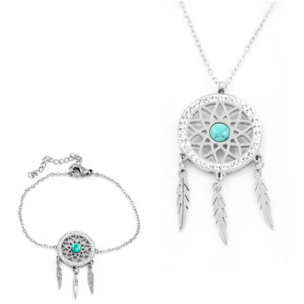 BRUNOshop.cz S4232 Souprava LAPAČ SNŮ TYRKYSOVÝ