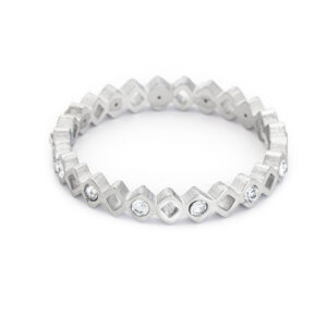 BRUNOshop.cz S4380 Jemný prsten s kamínky Velikost: 10 (EU: 61