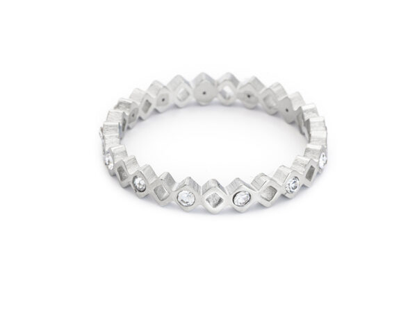 BRUNOshop.cz S4380 Jemný prsten s kamínky Velikost: 10 (EU: 61