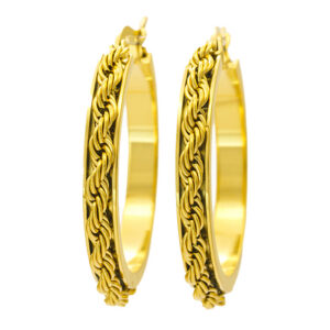 BRUNOshop.cz S4450 Náušnice Kruhy VALIS GOLD