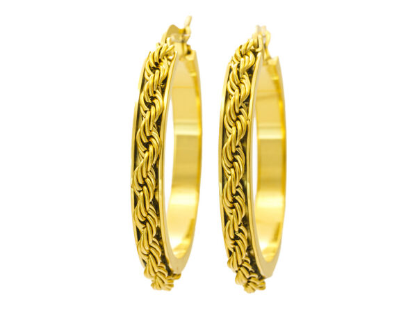 BRUNOshop.cz S4450 Náušnice Kruhy VALIS GOLD