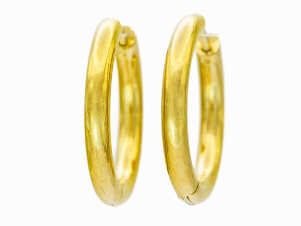 BRUNOshop.cz S4467 Náušnice kroužky KLASIK GOLD 1