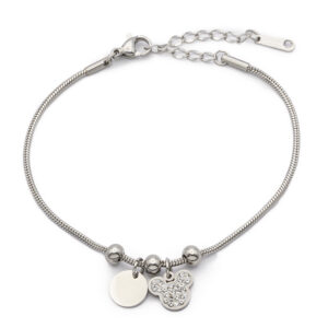 BRUNOshop.cz S4485 Nastavitelný náramek MICKEY s kamínky