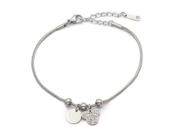 BRUNOshop.cz S4485 Nastavitelný náramek MICKEY s kamínky