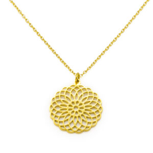 BRUNOshop.cz S4501 Náhrdelník MANDALA GOLD