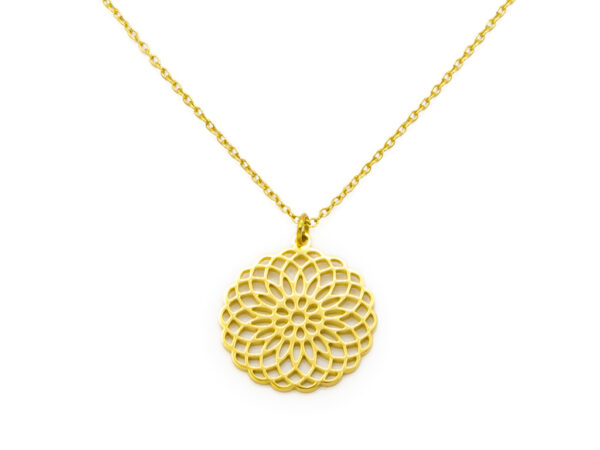 BRUNOshop.cz S4501 Náhrdelník MANDALA GOLD