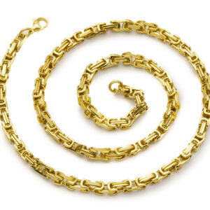 BRUNOshop.cz S4511 Náhrdelník BYZANTSKÝ VZOR GOLD 55/0