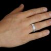 L´AMOUR snubní prsten s rytím z chirurgické oceli RRC0470 - Image 2