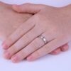 Otevřený stříbrný prsten na nohu Aisha s nápisem Love PRM11520R - Image 3