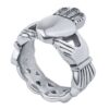 Prsten Claddagh z chirurgické oceli - AKCE SSK35 - Image 3