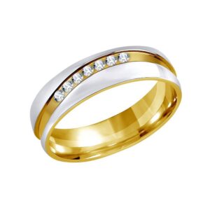 Snubní prsten MARIAGE z chirurgické oceli pro ženy RRC2050-Z