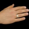Snubní prsten MARIAGE z chirurgické oceli pro ženy a muže RRC2050-M - Image 2