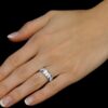 Snubní stříbrný prsten GLAMIS v provedení se zirkony pro ženy QRD8453W - Image 2