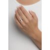 Snubní stříbrný prsten Glowie pozlacený růžovým zlatem s Brilliance Zirconia SHG1089RWRGP - Image 2