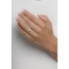 Snubní stříbrný prsten Glowie pozlacený růžovým zlatem s Brilliance Zirconia SHG1089RWRGP - Image 3