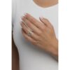 Snubní stříbrný prsten Glowie pozlacený žlutým zlatem s Brilliance Zirconia SHG1089RWGP - Image 3