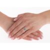 Snubní stříbrný prsten MARIAGE pozlacený žlutým zlatem s Brilliance Zirconia SHG2050ZGPW - Image 2