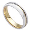 Snubní stříbrný prsten MARIAGE pozlacený žlutým zlatem s Brilliance Zirconia SHG2050ZGPW - Image 3