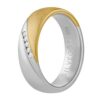 Snubní stříbrný prsten SHULIEN pozlacený 14 kt. žlutým zlatem s Brilliance Zirconia SHG8501RWGP - Image 2