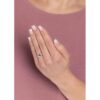 Snubní stříbrný prsten Sunny pozlacený žlutým zlatem s Brilliance Zirconia SHG8709RWGP - Image 3