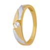 Snubní zlatý prsten Coraline s Brilliance Zirconia ze žlutého a bílého 14kt zlata FNNNP189RGYW - Image 2