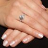 Stříbrný decentní prstýnek se Swarovski® Zirconia 5mm SHZR234 - Image 2