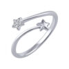 Stříbrný otevřený univerzální prsten Algo s Brilliance Zirconia JJJ1661RW-obvod 51 mm - Image 3