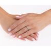 Stříbrný prsten Asumi pletený s Brilliance Zirconia JJJ1295RW - Image 3