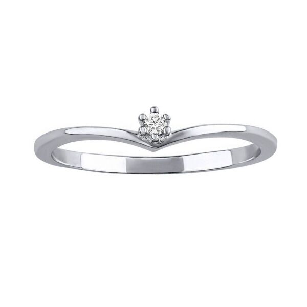 Stříbrný prsten Delilah s Brilliance Zirconia DCC08038RW