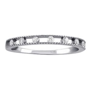 Stříbrný prsten Erica s Brilliance Zirconia DCC08011RW