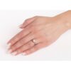 Stříbrný prsten Eternity s pravou přírodní bílou perlou a Brilliance Zirconia LPS3327PWRS - Image 2