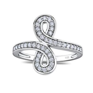 Stříbrný prsten INFINITY s Brilliance Zirconia JJJR0852