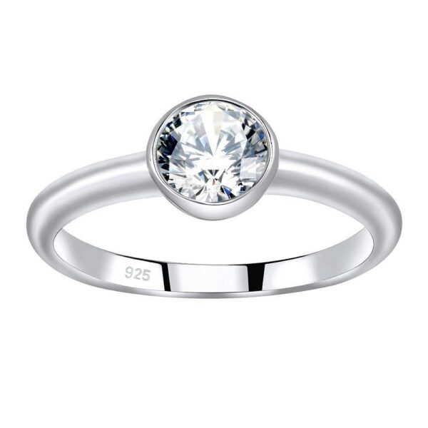 Stříbrný prsten ISADORA se Swarovski® Zirconia JJJR1120SW