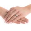 Stříbrný prsten Lina s pravým vltavínem a Brilliance Zirconia JSW3001SVL - Image 2