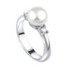 Stříbrný prsten MAYA s pravou přírodní perlou LPS1496RW - Image 3