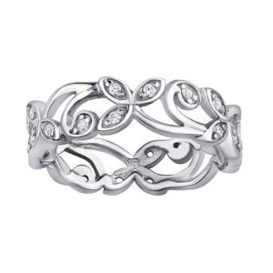 Stříbrný prsten Sarabi s Brilliance Zirconia JJJ0878R