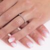 Stříbrný prsten Tatiana s čirými Brilliance Zirconia DCC08041RW - Image 3