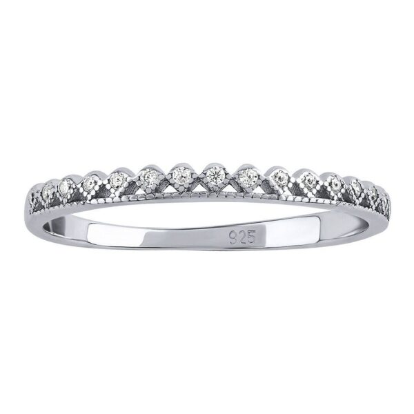 Stříbrný prsten Titty s Brilliance Zirconia DCC08009RW