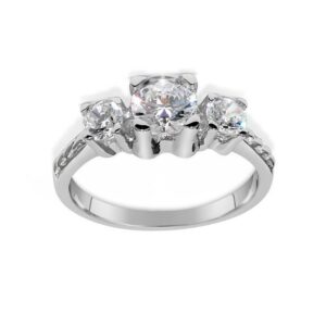 Stříbrný prsten VIA se Swarovski® Zirconia JJJR0801